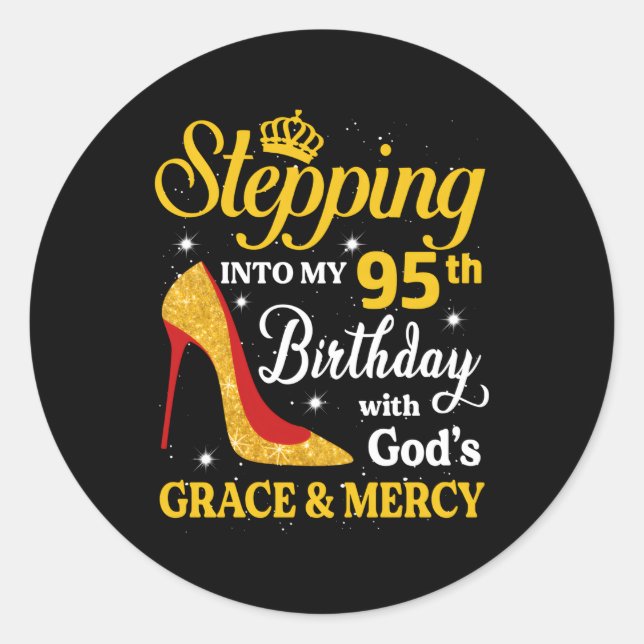 Sticker Rond 95 Entrent En Mon 95E (Devant)