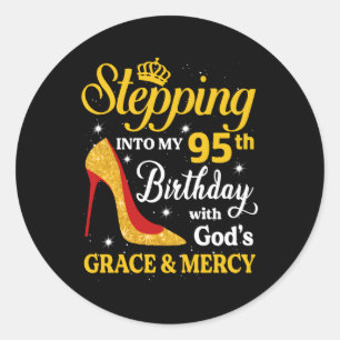 Sticker Rond 95 Entrent En Mon 95E