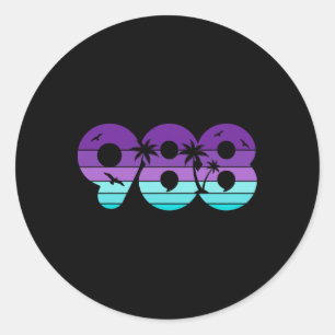 Sticker Rond 988 Sensibilisation à la prévention du suicide Ret