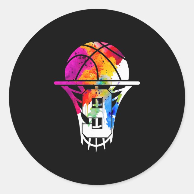 Sticker Rond 9 Ans Sketll 9e Anniversaire  (Devant)