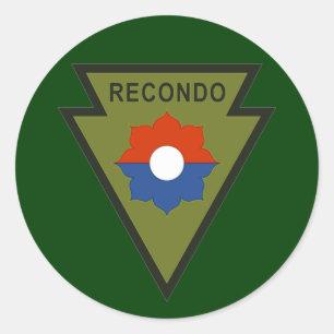 Sticker Rond 9e division d'infanterie Refaire la poche 2