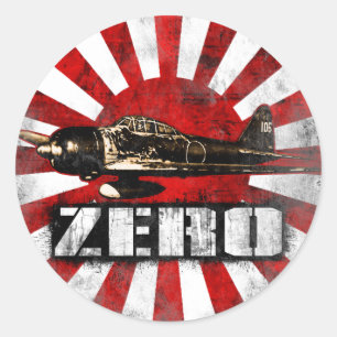 Sticker Rond A6M zéro