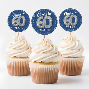 Sticker Rond À 60 Ans Joyeux Anniversaire Adulte
