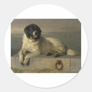 Sticker Rond A_Distinguished_Member_of_the_Humane_Society_by_Si