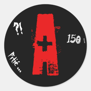 Sticker Rond A jeune permis