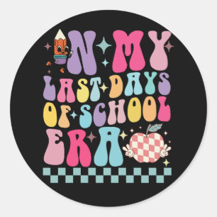 Sticker Rond À l'ère de mes derniers jours d'école, la vie d'en