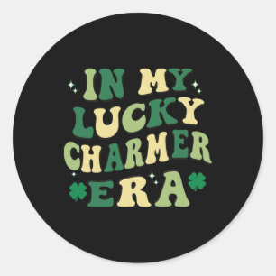 Sticker Rond À l'ère de mon charmeur chanceux Garçons pour la S