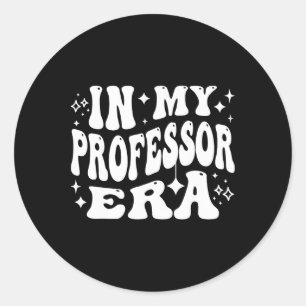 Sticker Rond À l'ère de mon professeur, thé pour les professeur