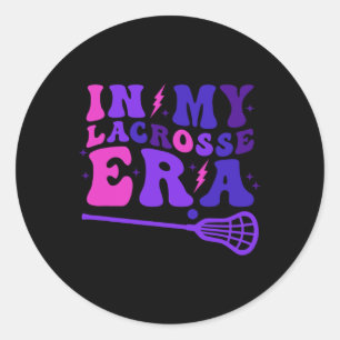 Sticker Rond À Mon Époque De Crosse Sports Super Rétro Femmes E