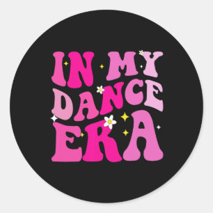 Sticker Rond À mon époque de danse pour filles danseuses Llet m