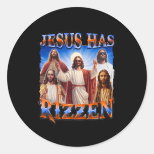 Sticker Rond A Rizzen Christian Hommes Femmes Bible Faith