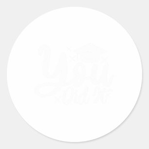 Sticker Rond A-T-Il Cl De 2024 Graduation Senior 2024
