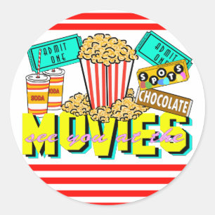 Sticker Rond A Voir Au Cinéma