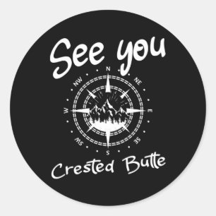 Sticker Rond A Voir Dans Crested Butte Usa Vacances Ski Comp
