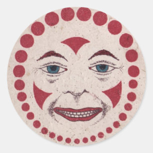 Sticker Rond Aaargh ! Sinister Clown !