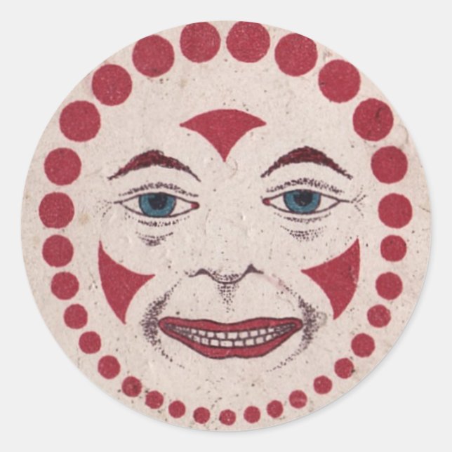 Sticker Rond Aaargh ! Sinister Clown ! (Devant)