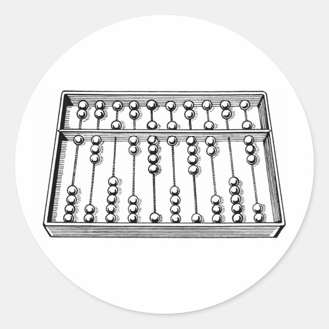 Sticker Rond Abacus (Devant)