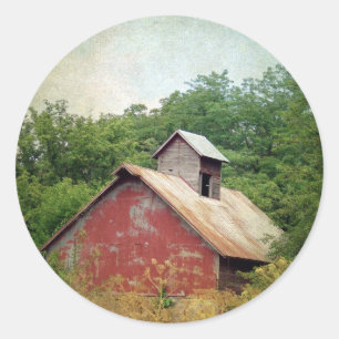 Sticker Rond Abandonné et surcultivé