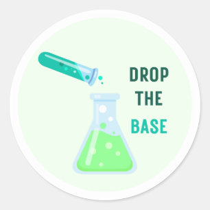 Sticker Rond Abandonner la Base