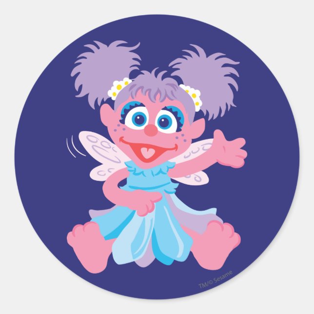 Sticker Rond Abby Cadabby Fairy (Devant)