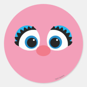 Sticker Rond Abby Cadabby Grand Visage