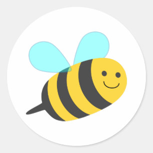 Sticker Rond Abeille