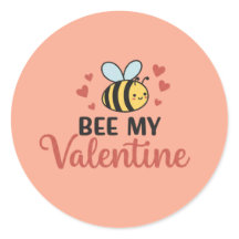 Abeille mignonne Ma Valentine