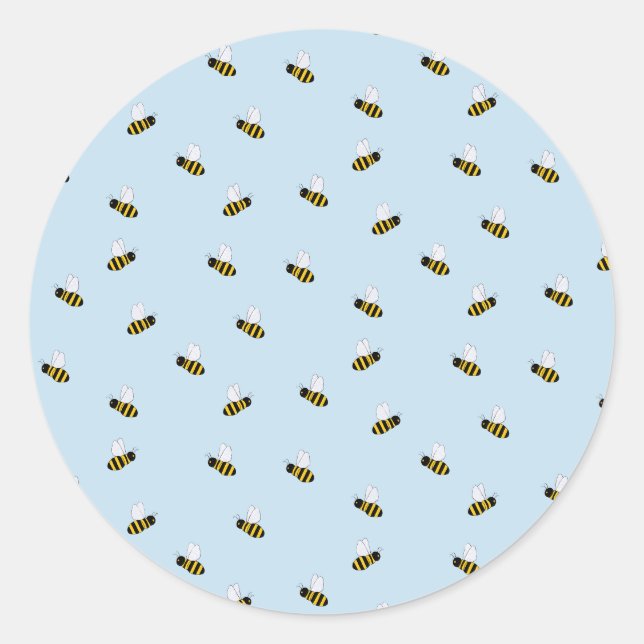 Sticker Rond Abeilles (Devant)