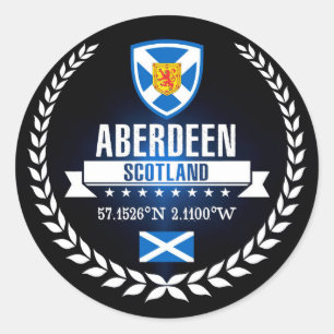 Sticker Rond Aberdeen