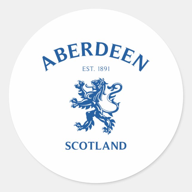 STICKER ROND ABERDEEN (Devant)