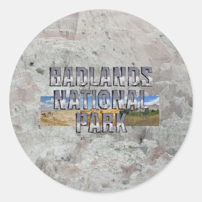 Sticker Rond ABH Badlands (Devant)