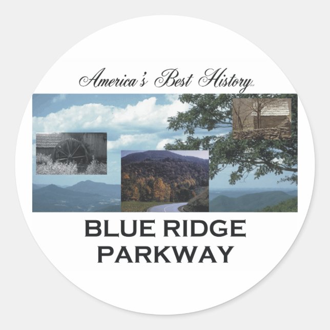 Sticker Rond ABH Blue Ridge (Devant)