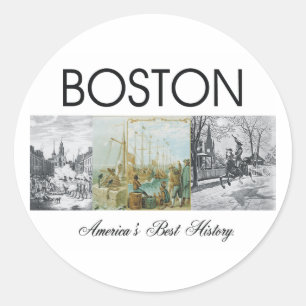 Sticker Rond ABH Boston