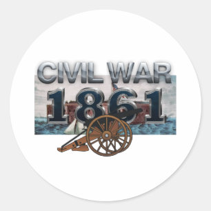 Sticker Rond ABH Civil War