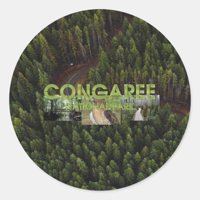 Sticker Rond ABH Congaree NP (Devant)