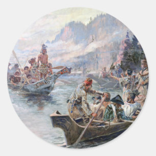 Sticker Rond ABH Lewis et Clark NHS