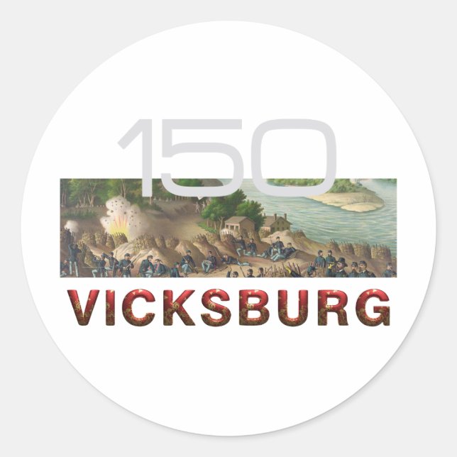 Sticker Rond ABH Vicksburg (Devant)