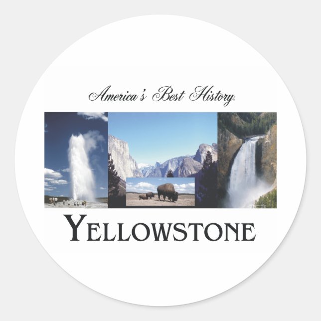 Sticker Rond ABH Yellowstone (Devant)