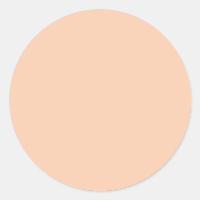 Sticker Rond Abricot (Devant)