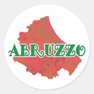 Sticker Rond Abruzzes
