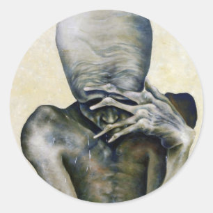 Sticker Rond Absence de rien