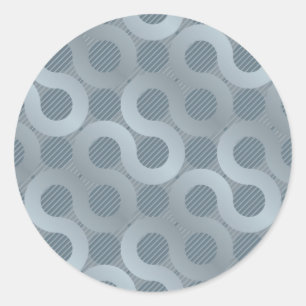 Sticker Rond Abstract gray flow background