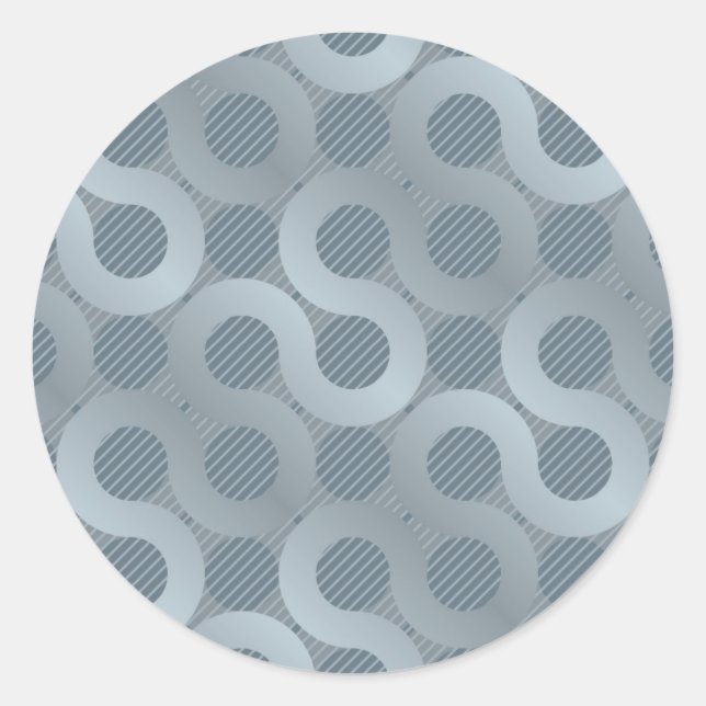 Sticker Rond Abstract gray flow background (Devant)