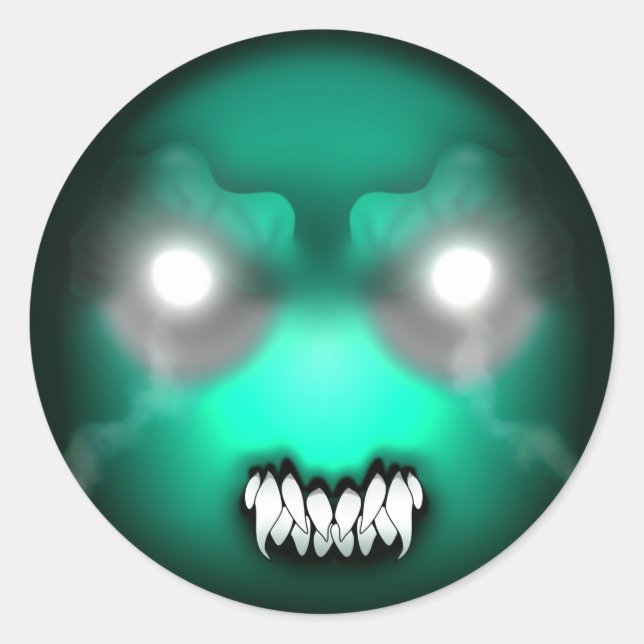 Sticker Rond Abyssmoji (Devant)