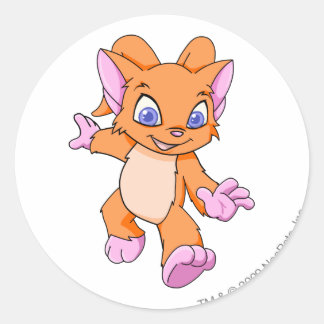 Sticker Rond Acara Orange