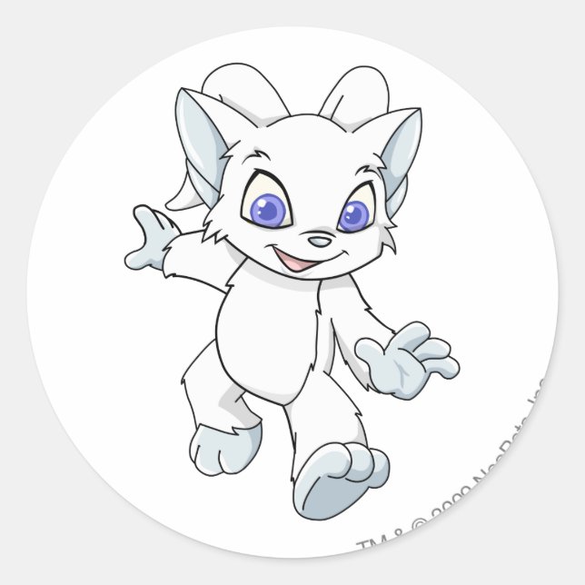 Sticker Rond Acara White (Devant)