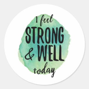 Sticker Rond acceptation de soi mots d'inspiration