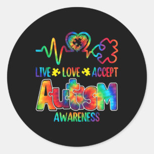 Sticker Rond Acceptt en direct