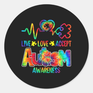 Sticker Rond Acceptt en direct