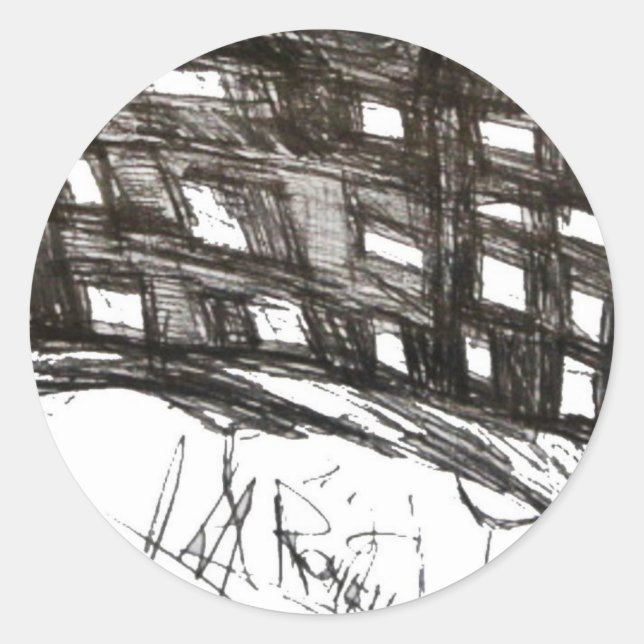 STICKER ROND ACCÈS AU LOGEMENT (Devant)